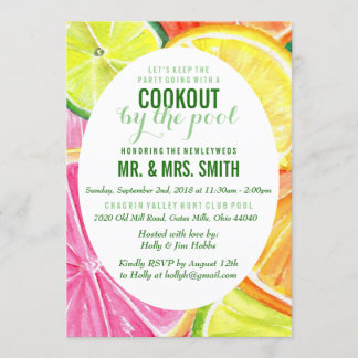 Citrus Invitation