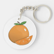 Citrus juteux Porte - clé orange