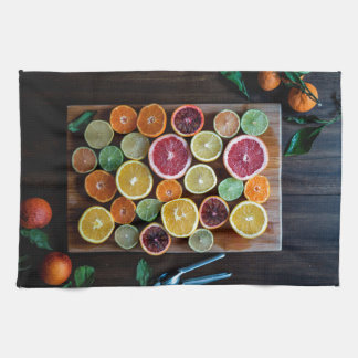 citrus kitchen towel