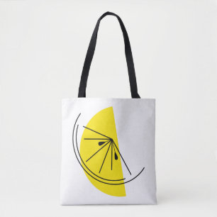 Citrus Lemon all over tote Bag