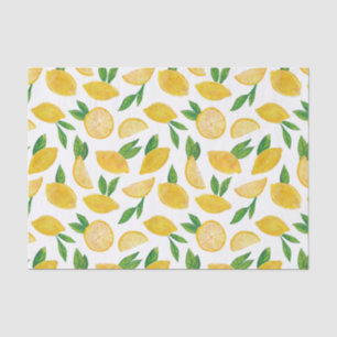 Citrus Lemon Fruit pattern Tissue Paper
