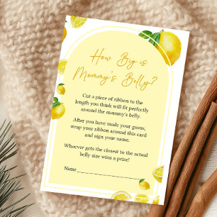 Citrus Lemon How Big Is Mommy's Belly Game