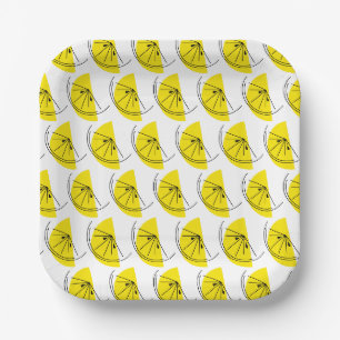 Citrus Lemon Multi Paper Plate