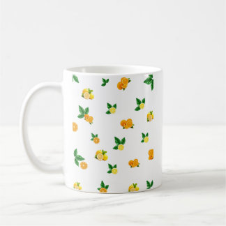 Citrus Lemon Orange Leaves Fresh Botanical Mug