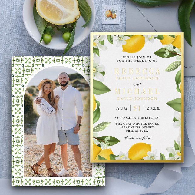 Citrus Lemon Orchard Photo Wedding Gold (Creator Uploaded)