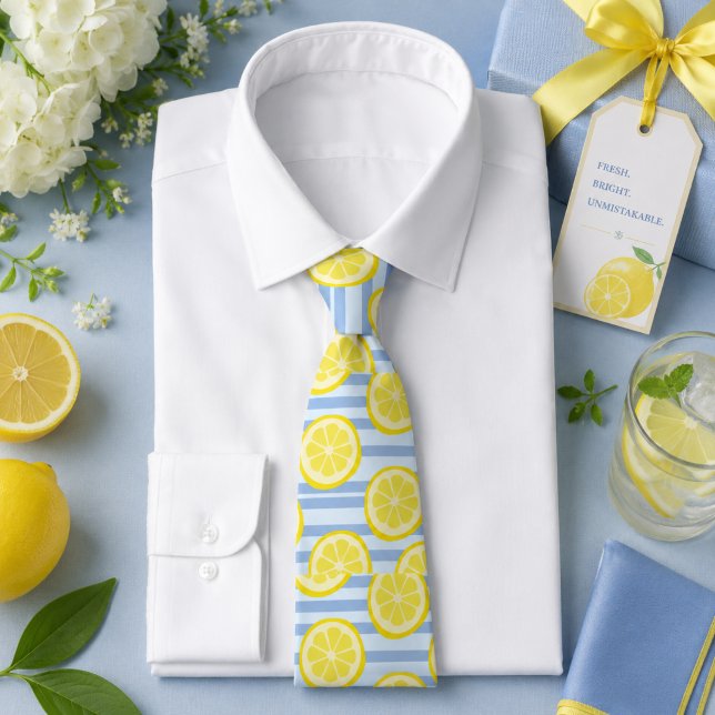 Citrus Lemon pattern Tie (Creator Uploaded)