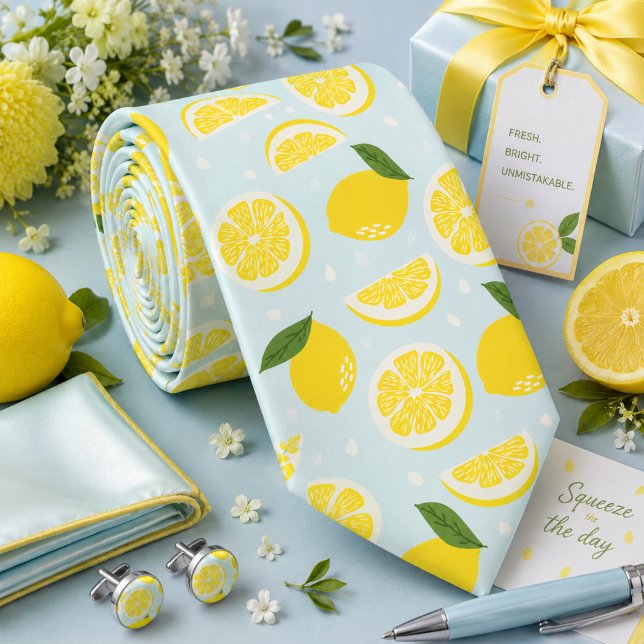 Citrus Lemon pattern Tie (Creator Uploaded)