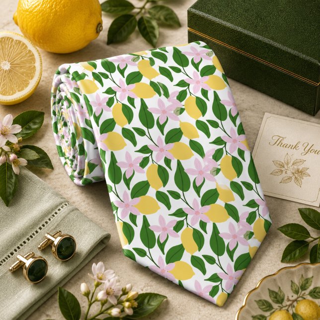 Citrus Lemon pattern Tie (Creator Uploaded)