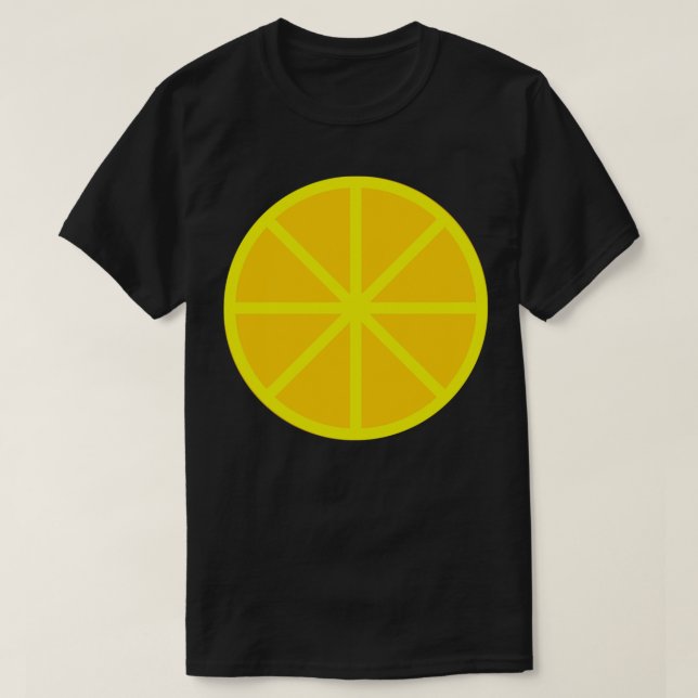 Citrus Lemon Slice T-Shirt (Design Front)