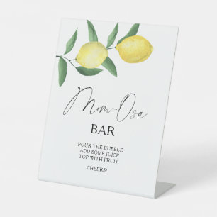 Citrus lemons - Mon-osa bar Poster Pedestal Sign