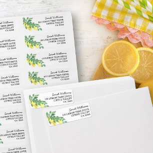Citrus Lemons Nom et adresse de retour