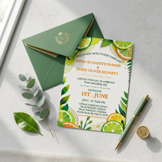 Citrus Lime and Chartreuse Green Summer Wedding