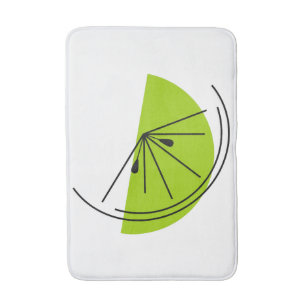 Citrus Lime bath mat