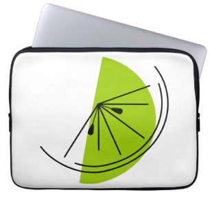 Citrus Lime laptop sleeve