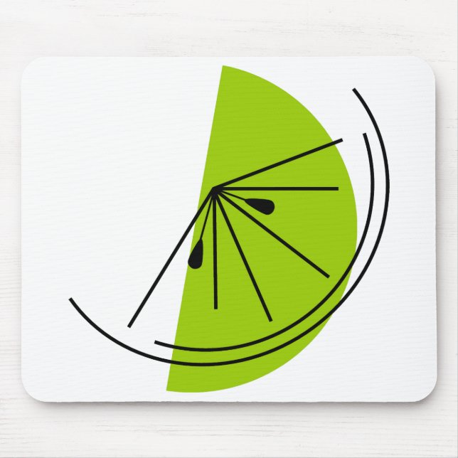 Citrus Lime mouse pad (Front)