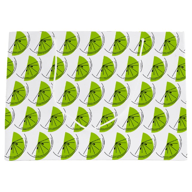 Citrus Lime Multi gift bag large (Front)