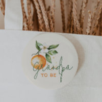 Citrus Little Cutie Baby Shower Grandpa To Be