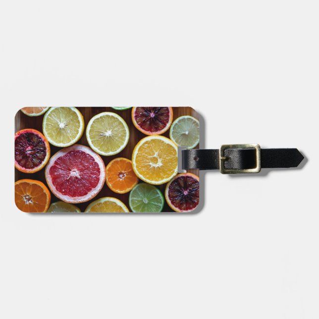 citrus luggage tag (Front Horizontal)