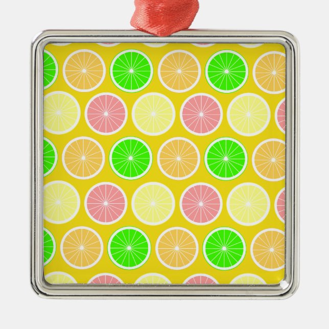 Citrus Metal Ornament (Front)