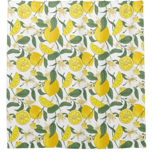 Citrus Motif rideau de douche (Devant)