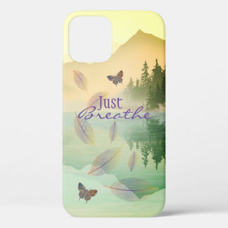 Citrus Mountain Reflection JUST BREATHE iPhone 12 Pro Case