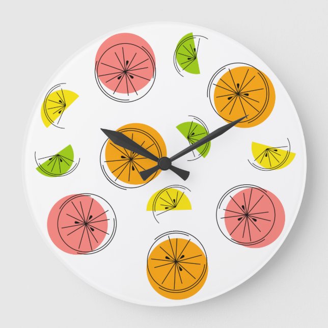 Citrus Multi clock round (Front)