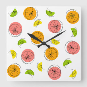 Citrus Multi clock square