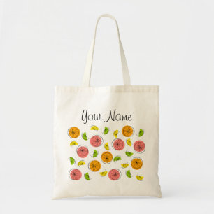 Citrus Multi Name tote bag