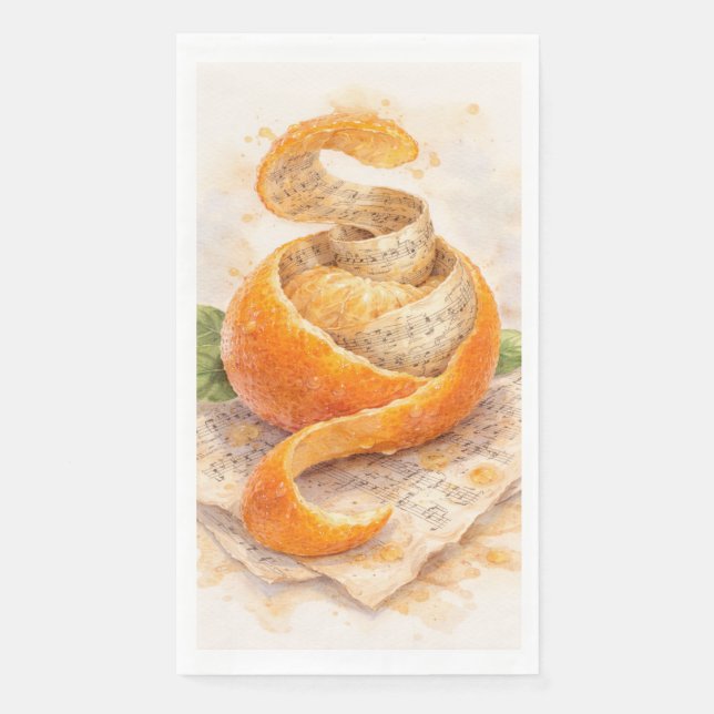 Citrus Notes Napkin (Front)