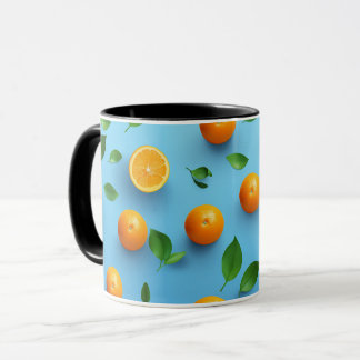 Citrus orange fruit  mug