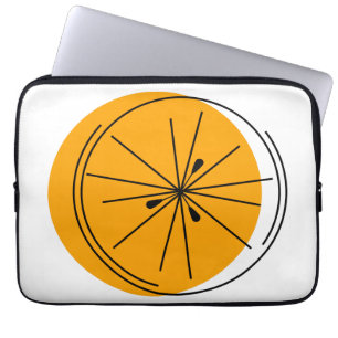 Citrus Orange laptop sleeve