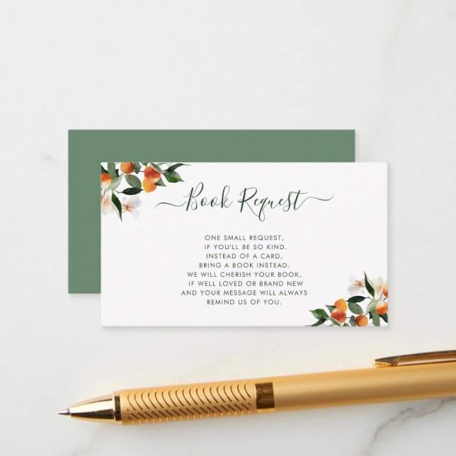 citrus oranges petite cuite réserver carte (Devant/Arrière en situation)