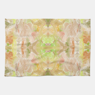 Citrus Pastel Designer Print Repeat Pattern Kitchen Towel