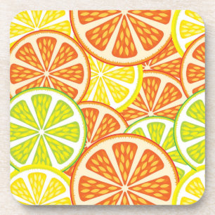 Citrus Pattern 2 Coaster