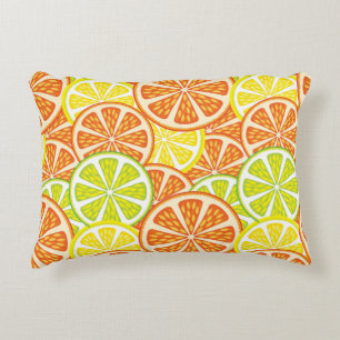 Citrus Pattern 2 Decorative Pillow