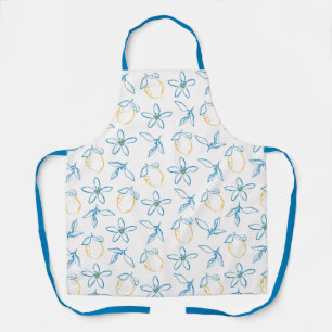 Citrus Pattern Hand Drawn - Apron