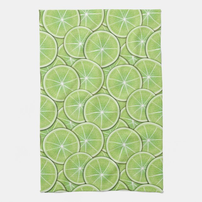 Citrus Pattern Kitchen Towel (Vertical)