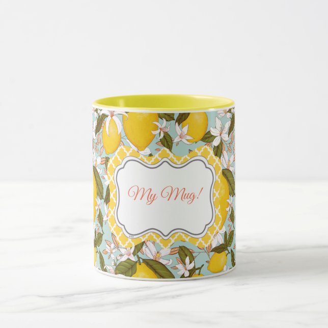 Citrus Pattern Mug (Center)