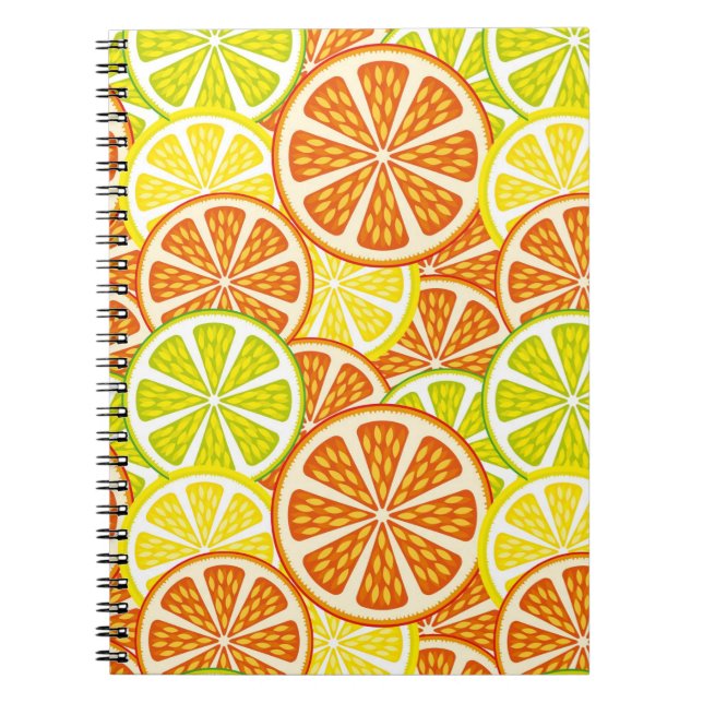 Citrus pattern notebook (Front)