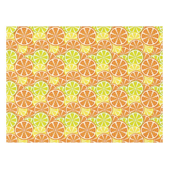 Citrus pattern tablecloth (Front (Horizontal))