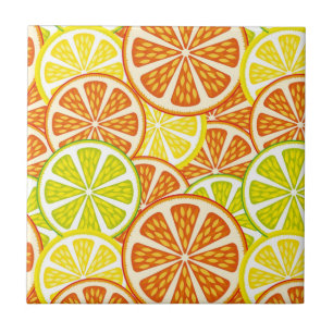 Citrus pattern tile