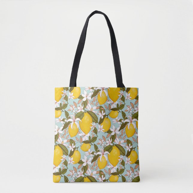 Citrus Pattern Tote Bag (Front)