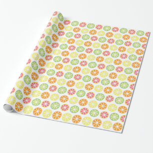 Citrus Pattern Wrapping Paper