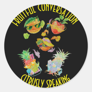 Citrus Personality Designed sticker