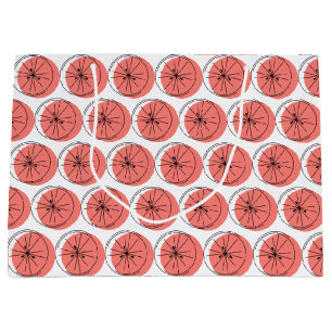 Citrus Pink Multi gift bag large