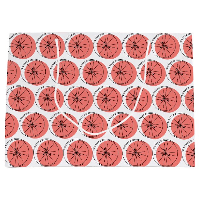 Citrus Pink Multi gift bag large (Front)
