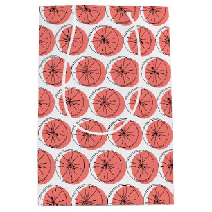 Citrus Pink Multi gift bag medium