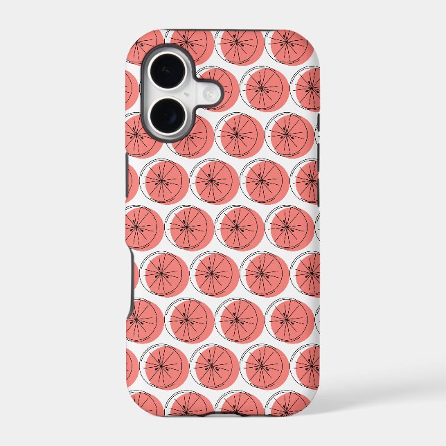 Citrus Pink Multi iPhone case (Back)