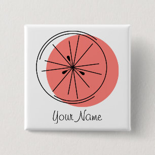 Citrus Pink Name button