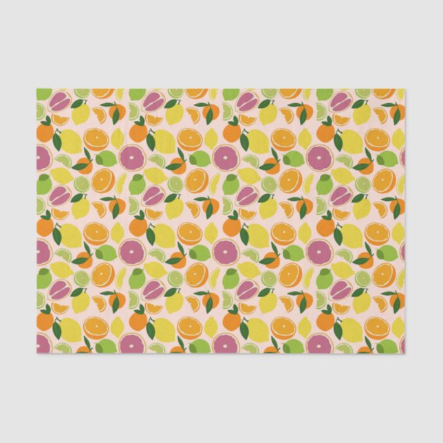 Citrus Print Tissue Paper (Front)